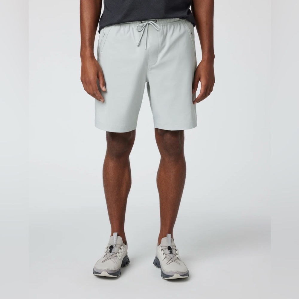 Men's Vuori Train Tech Shorts- Sky Grey